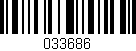 Código de barras (EAN, GTIN, SKU, ISBN): '033686'
