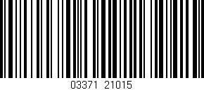 Código de barras (EAN, GTIN, SKU, ISBN): '03371/21015'