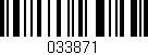 Código de barras (EAN, GTIN, SKU, ISBN): '033871'