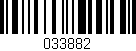 Código de barras (EAN, GTIN, SKU, ISBN): '033882'