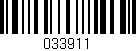 Código de barras (EAN, GTIN, SKU, ISBN): '033911'