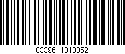 Código de barras (EAN, GTIN, SKU, ISBN): '0339611813052'