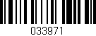 Código de barras (EAN, GTIN, SKU, ISBN): '033971'
