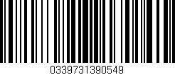 Código de barras (EAN, GTIN, SKU, ISBN): '0339731390549'