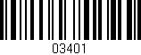 Código de barras (EAN, GTIN, SKU, ISBN): '03401'