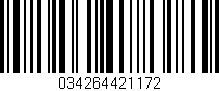 Código de barras (EAN, GTIN, SKU, ISBN): '034264421172'