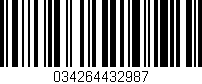 Código de barras (EAN, GTIN, SKU, ISBN): '034264432987'
