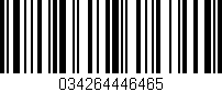 Código de barras (EAN, GTIN, SKU, ISBN): '034264446465'