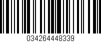 Código de barras (EAN, GTIN, SKU, ISBN): '034264448339'