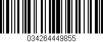 Código de barras (EAN, GTIN, SKU, ISBN): '034264449855'