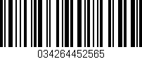 Código de barras (EAN, GTIN, SKU, ISBN): '034264452565'