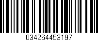Código de barras (EAN, GTIN, SKU, ISBN): '034264453197'