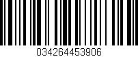 Código de barras (EAN, GTIN, SKU, ISBN): '034264453906'