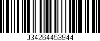 Código de barras (EAN, GTIN, SKU, ISBN): '034264453944'