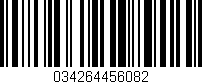 Código de barras (EAN, GTIN, SKU, ISBN): '034264456082'