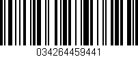Código de barras (EAN, GTIN, SKU, ISBN): '034264459441'