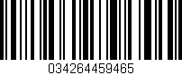 Código de barras (EAN, GTIN, SKU, ISBN): '034264459465'