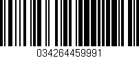 Código de barras (EAN, GTIN, SKU, ISBN): '034264459991'