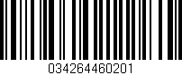 Código de barras (EAN, GTIN, SKU, ISBN): '034264460201'