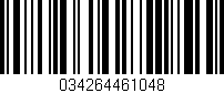 Código de barras (EAN, GTIN, SKU, ISBN): '034264461048'