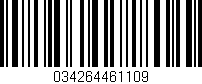 Código de barras (EAN, GTIN, SKU, ISBN): '034264461109'