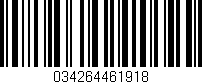 Código de barras (EAN, GTIN, SKU, ISBN): '034264461918'