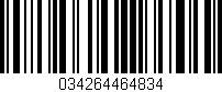 Código de barras (EAN, GTIN, SKU, ISBN): '034264464834'