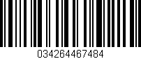 Código de barras (EAN, GTIN, SKU, ISBN): '034264467484'