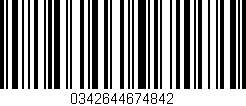 Código de barras (EAN, GTIN, SKU, ISBN): '0342644674842'