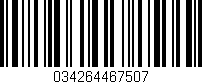 Código de barras (EAN, GTIN, SKU, ISBN): '034264467507'