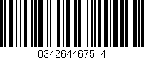 Código de barras (EAN, GTIN, SKU, ISBN): '034264467514'