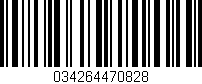 Código de barras (EAN, GTIN, SKU, ISBN): '034264470828'