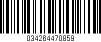 Código de barras (EAN, GTIN, SKU, ISBN): '034264470859'