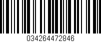 Código de barras (EAN, GTIN, SKU, ISBN): '034264472846'