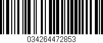 Código de barras (EAN, GTIN, SKU, ISBN): '034264472853'