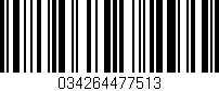 Código de barras (EAN, GTIN, SKU, ISBN): '034264477513'