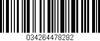 Código de barras (EAN, GTIN, SKU, ISBN): '034264478282'
