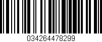 Código de barras (EAN, GTIN, SKU, ISBN): '034264478299'