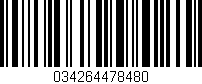 Código de barras (EAN, GTIN, SKU, ISBN): '034264478480'