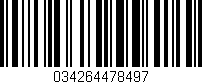 Código de barras (EAN, GTIN, SKU, ISBN): '034264478497'