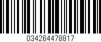 Código de barras (EAN, GTIN, SKU, ISBN): '034264478817'
