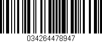Código de barras (EAN, GTIN, SKU, ISBN): '034264478947'