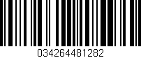 Código de barras (EAN, GTIN, SKU, ISBN): '034264481282'