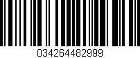 Código de barras (EAN, GTIN, SKU, ISBN): '034264482999'