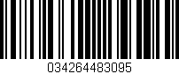 Código de barras (EAN, GTIN, SKU, ISBN): '034264483095'