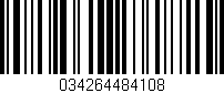 Código de barras (EAN, GTIN, SKU, ISBN): '034264484108'