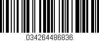 Código de barras (EAN, GTIN, SKU, ISBN): '034264486836'