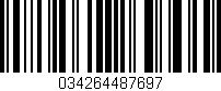 Código de barras (EAN, GTIN, SKU, ISBN): '034264487697'