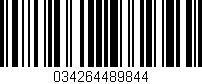 Código de barras (EAN, GTIN, SKU, ISBN): '034264489844'