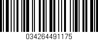 Código de barras (EAN, GTIN, SKU, ISBN): '034264491175'